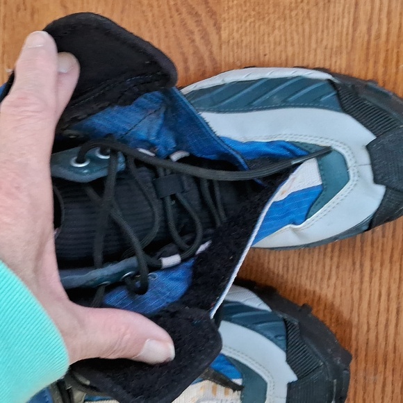 Adidas adiprene men's size 7 Blue and Gray high top sneakers - Picture 4 of 10